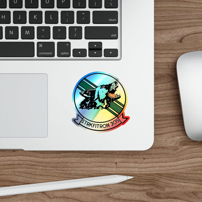 VFA 305 Strike Fighter Squadron 305 (U.S. Navy) Holographic STICKER Die-Cut Vinyl Decal-The Sticker Space