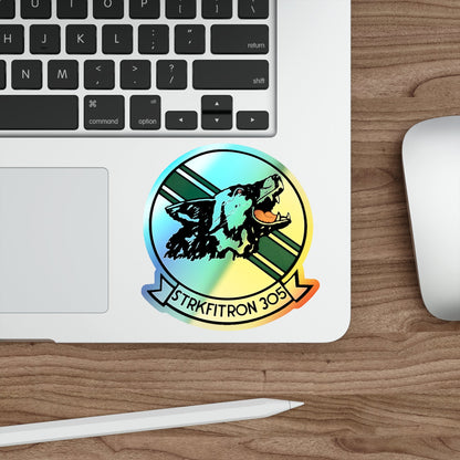 VFA 305 Strike Fighter Squadron 305 (U.S. Navy) Holographic STICKER Die-Cut Vinyl Decal-The Sticker Space