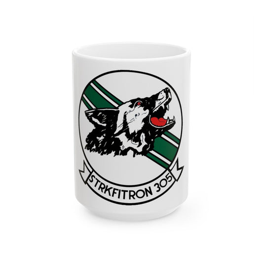 VFA 305 Strike Fighter Squadron 305 (U.S. Navy) White Coffee Mug-15oz-The Sticker Space