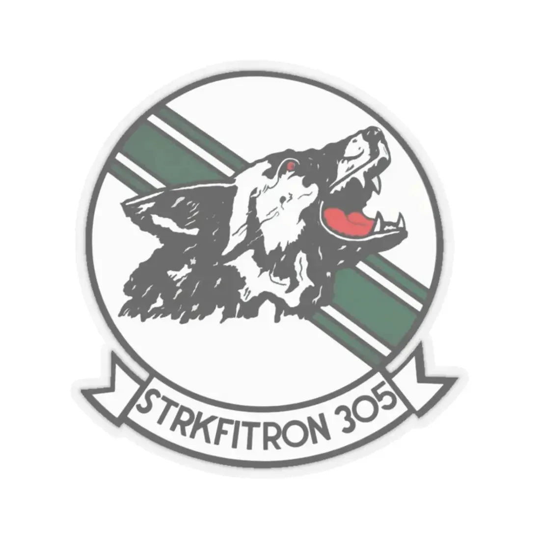 VFA 305 Strike Fighter Squadron 305 (U.S. Navy) STICKER Vinyl Kiss-Cut Decal 3 Inch Transparent - The Sticker Space