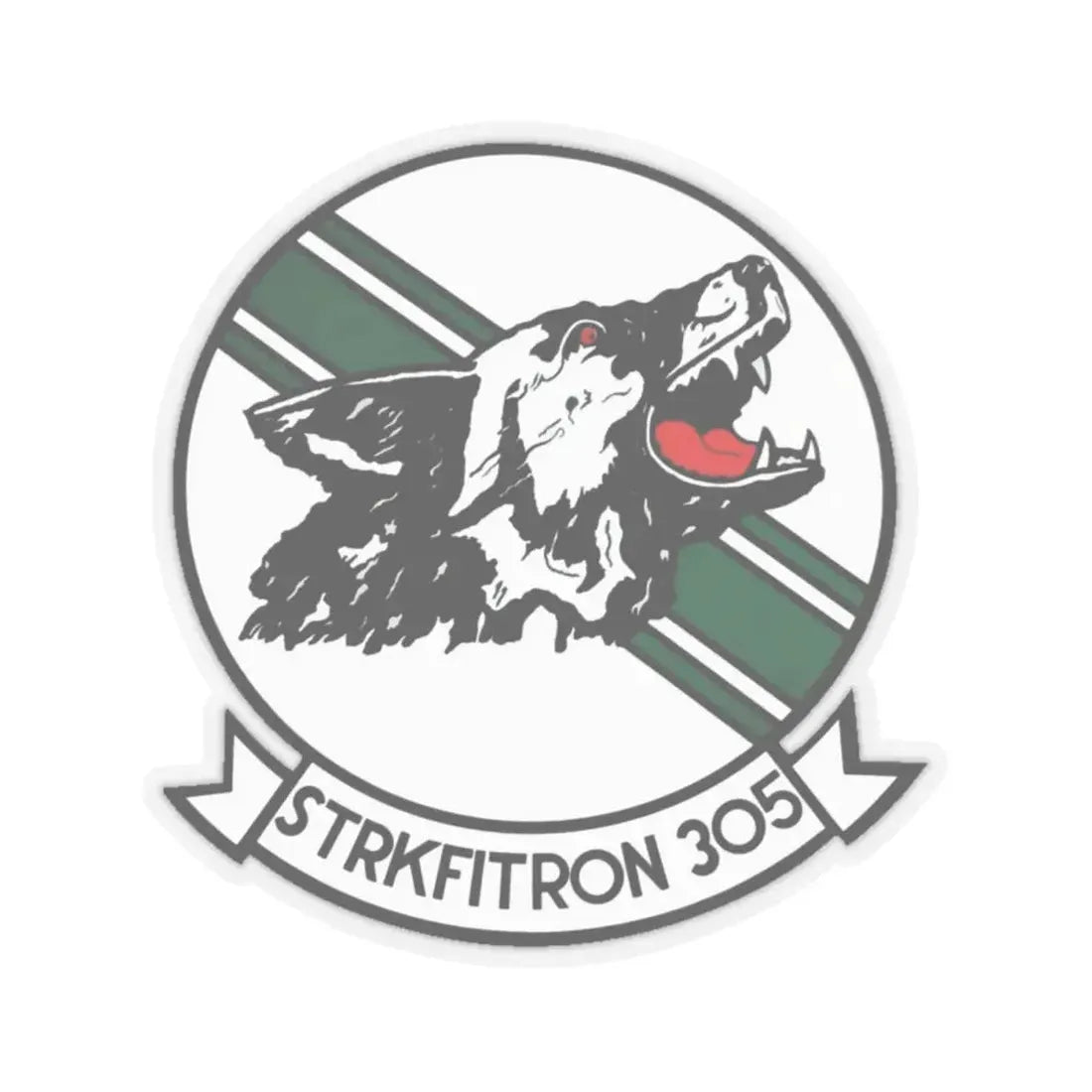 VFA 305 Strike Fighter Squadron 305 (U.S. Navy) STICKER Vinyl Kiss-Cut Decal 4 Inch Transparent - The Sticker Space