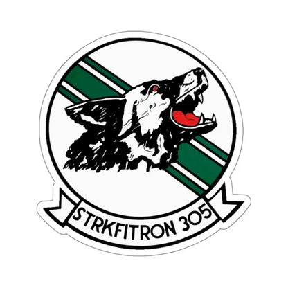 VFA 305 Strike Fighter Squadron 305 (U.S. Navy) STICKER Vinyl Kiss-Cut Decal 4 Inch White - The Sticker Space