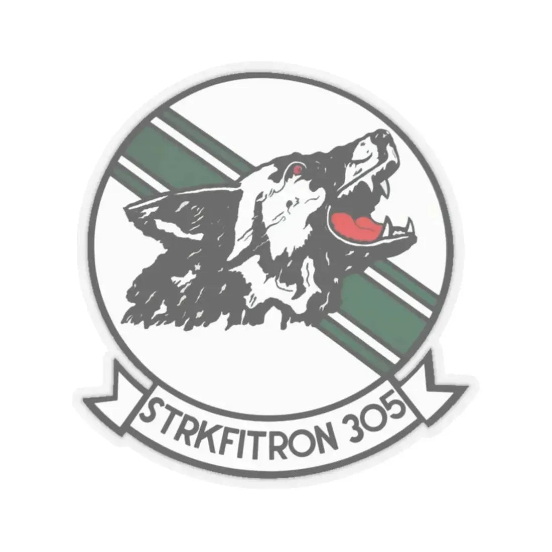 VFA 305 Strike Fighter Squadron 305 (U.S. Navy) STICKER Vinyl Kiss-Cut Decal 6 Inch Transparent - The Sticker Space