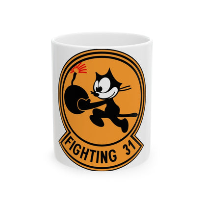 VFA 31 Strike Fighter Squadron 31 (U.S. Navy) White Coffee Mug-11oz-The Sticker Space