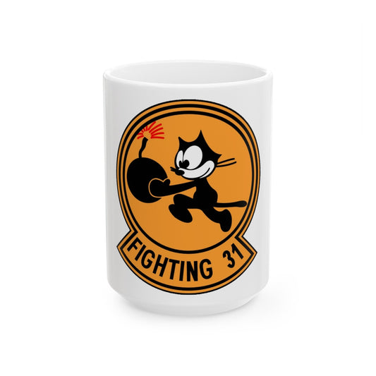 VFA 31 Strike Fighter Squadron 31 (U.S. Navy) White Coffee Mug-15oz-The Sticker Space