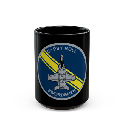 VFA 32 Fighting Swordsmen (U.S. Navy) Black Coffee Mug-15oz-The Sticker Space