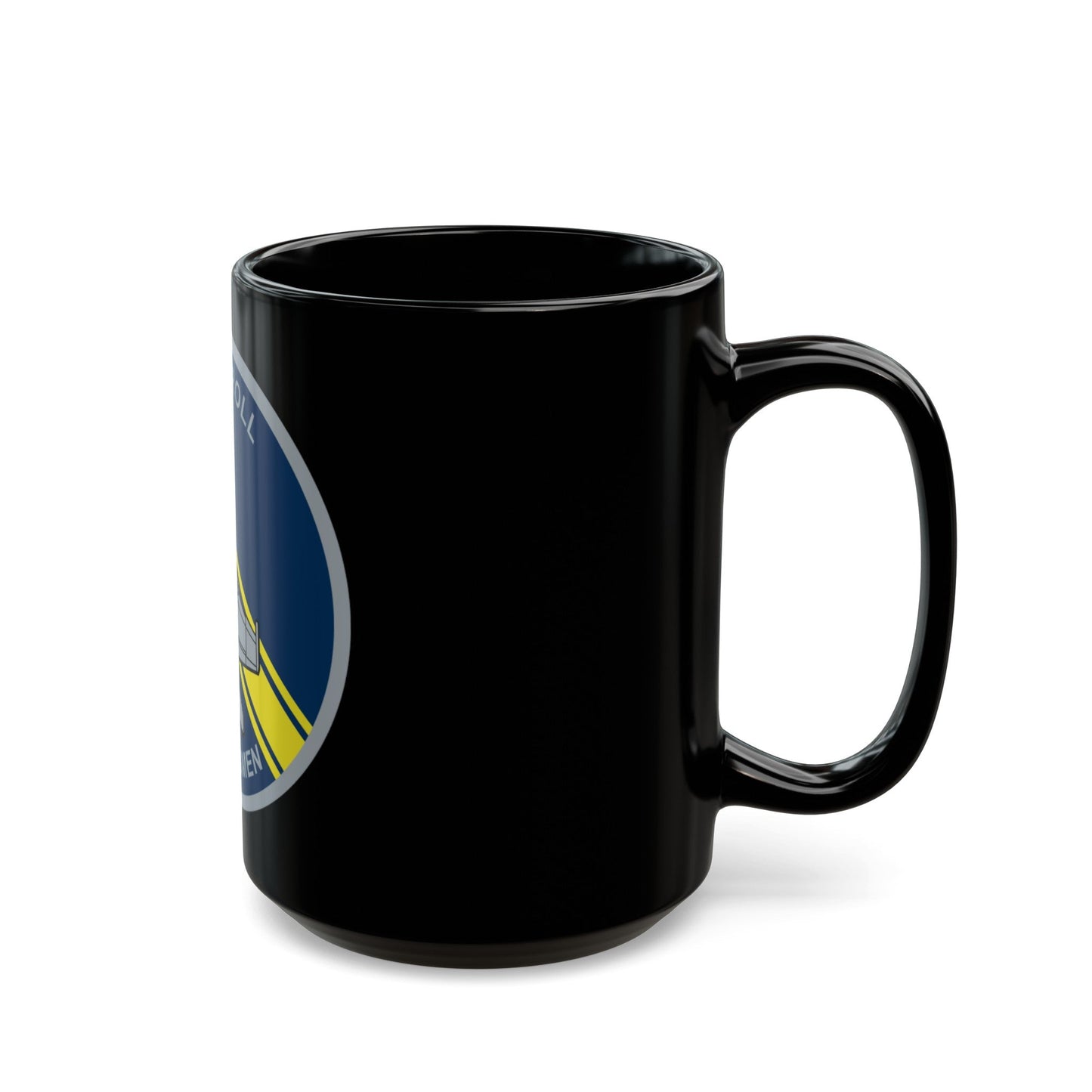 VFA 32 Fighting Swordsmen (U.S. Navy) Black Coffee Mug-The Sticker Space