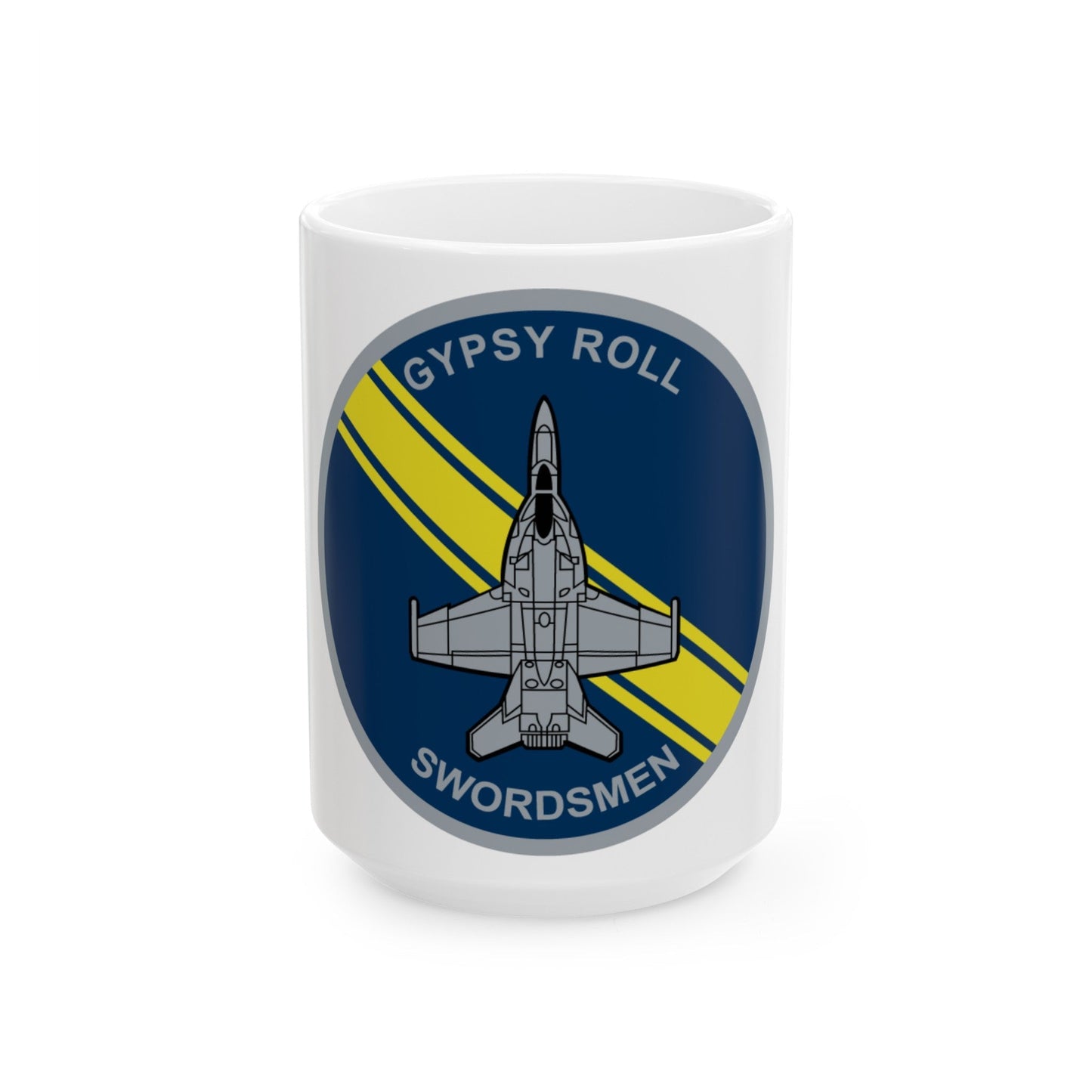 VFA 32 Fighting Swordsmen (U.S. Navy) White Coffee Mug-15oz-The Sticker Space