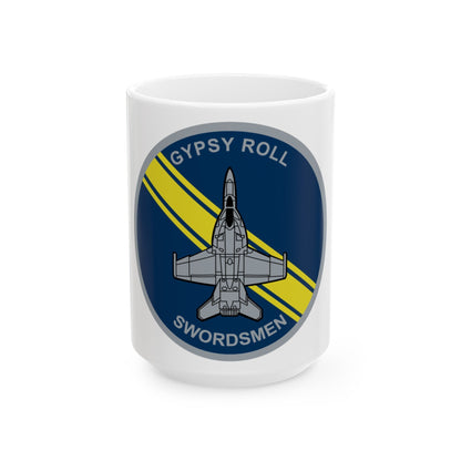 VFA 32 Fighting Swordsmen (U.S. Navy) White Coffee Mug-15oz-The Sticker Space