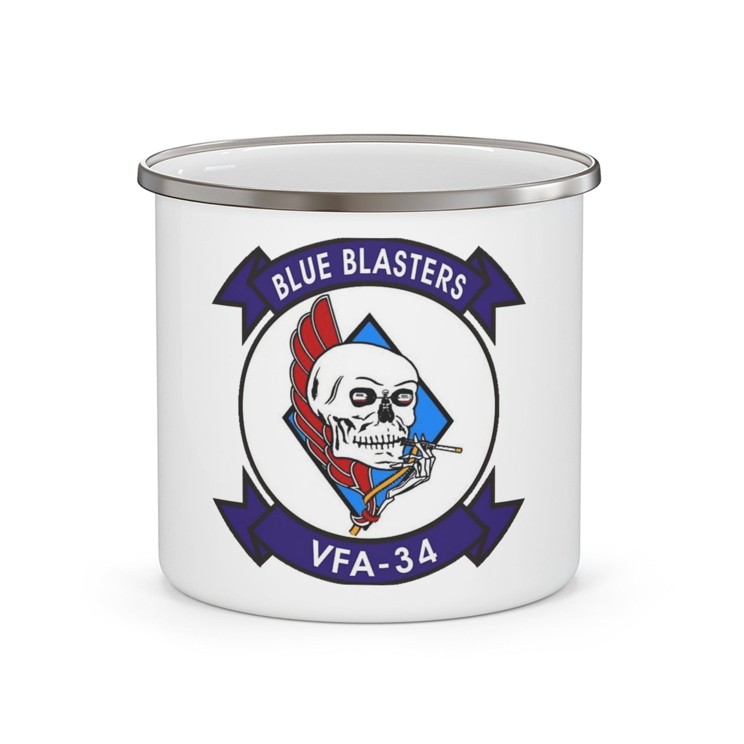 VFA 34 (U.S. Navy) Enamel Mug 12oz-12oz-The Sticker Space