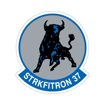 VFA 37 Ragin' Bulls STRKFITRON 37 (U.S. Navy) STICKER Vinyl Die-Cut Decal-4 Inch-The Sticker Space