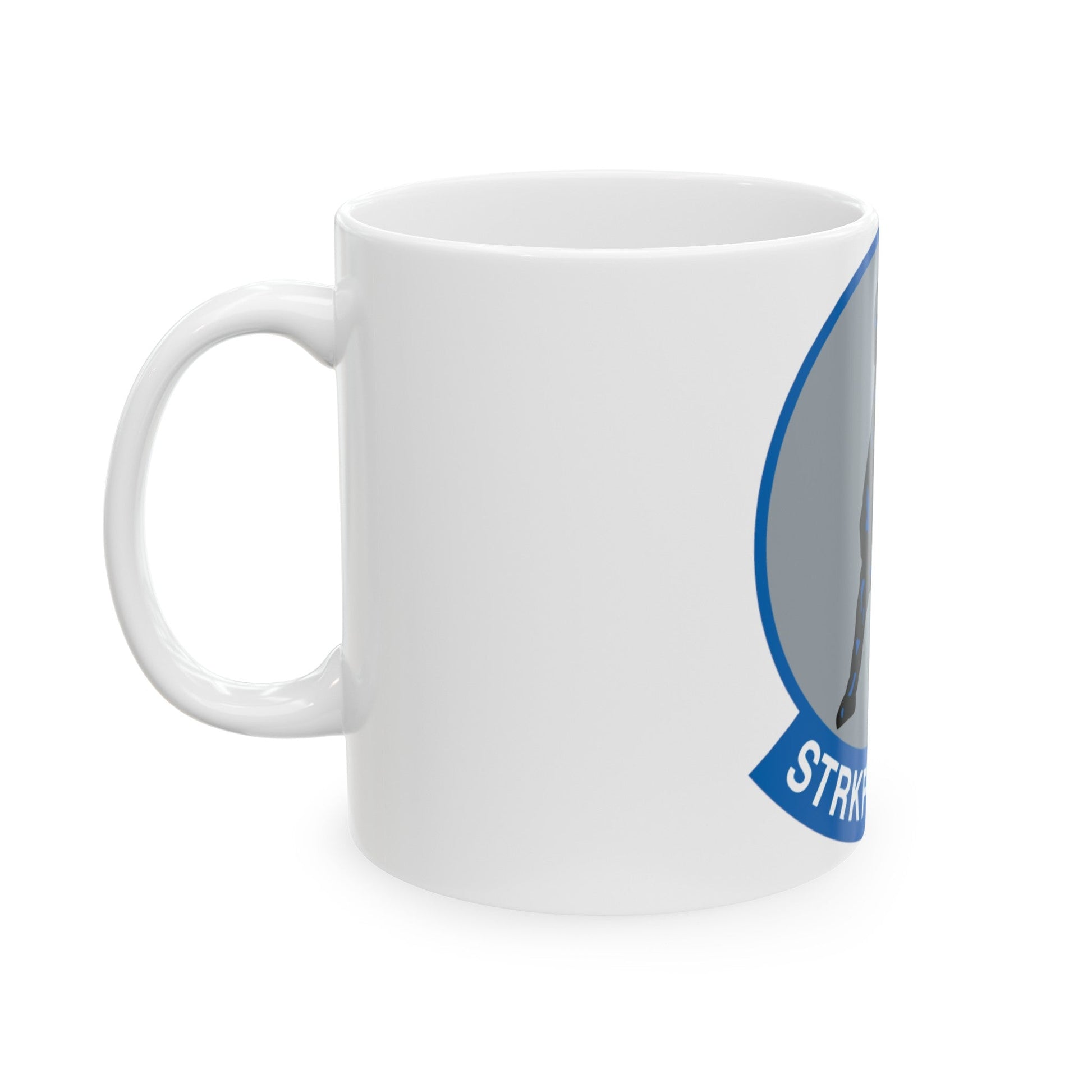 VFA 37 Ragin' Bulls STRKFITRON 37 (U.S. Navy) White Coffee Mug-The Sticker Space