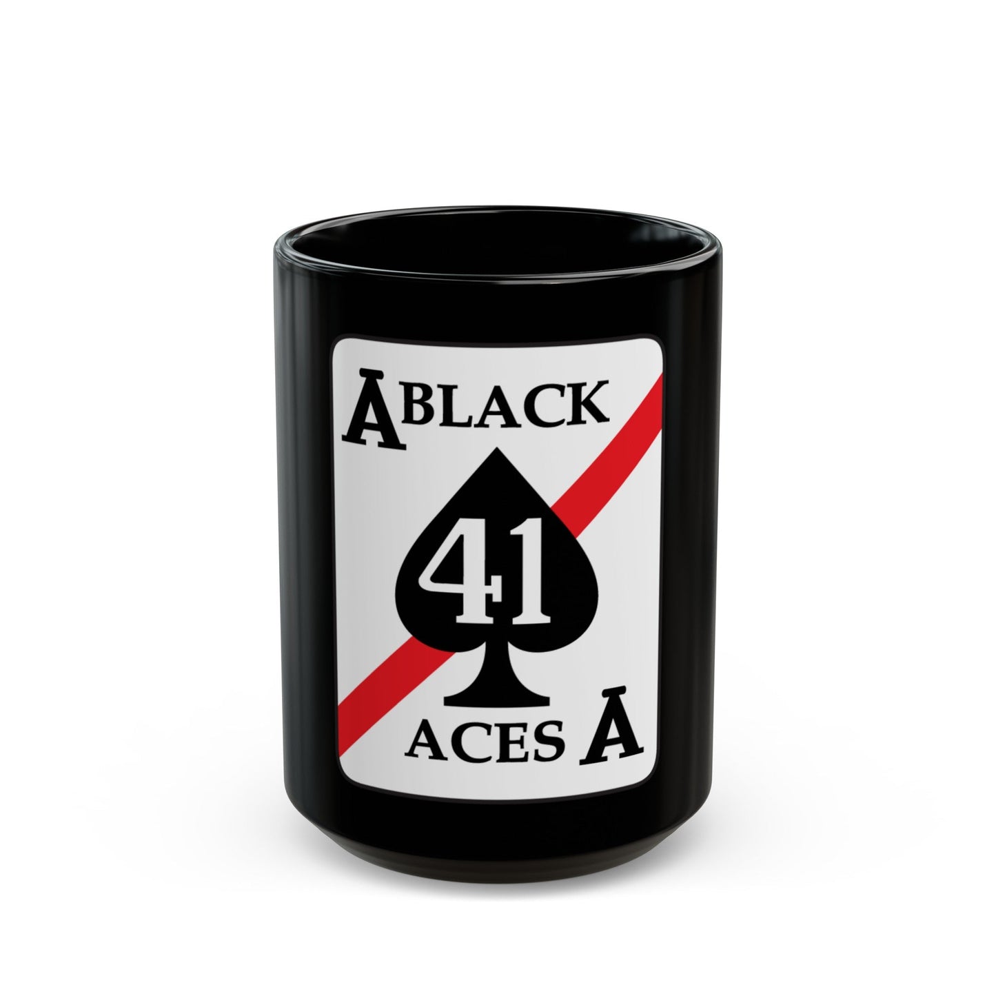 VFA 41 Black Aces (U.S. Navy) Black Coffee Mug-15oz-The Sticker Space