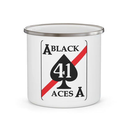 VFA 41 Black Aces (U.S. Navy) Enamel Mug 12oz-12oz-The Sticker Space