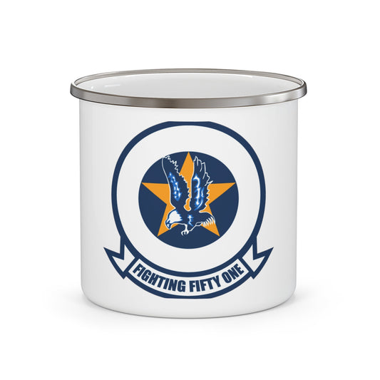 VFA 51 Fighting Fifty One (U.S. Navy) Enamel Mug 12oz-12oz-The Sticker Space