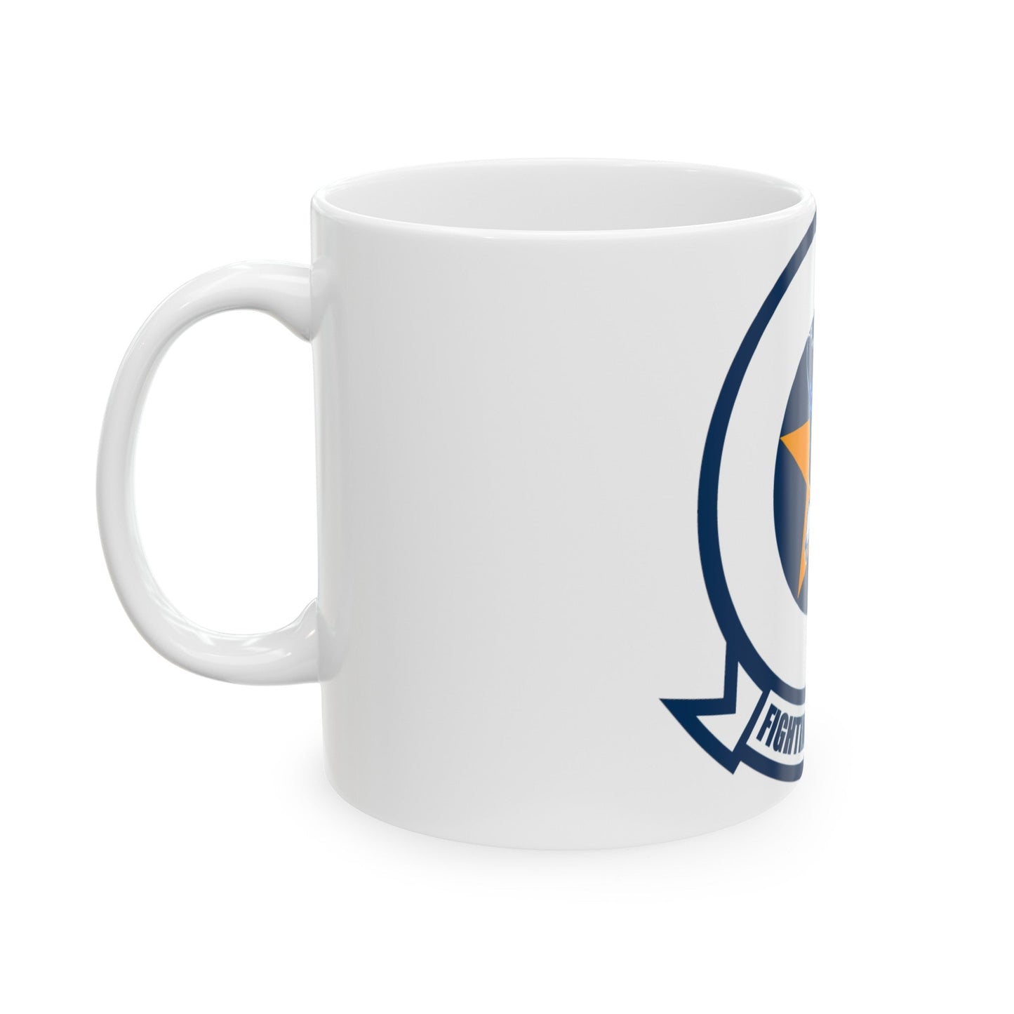 VFA 51 Fighting Fifty One (U.S. Navy) White Coffee Mug-The Sticker Space