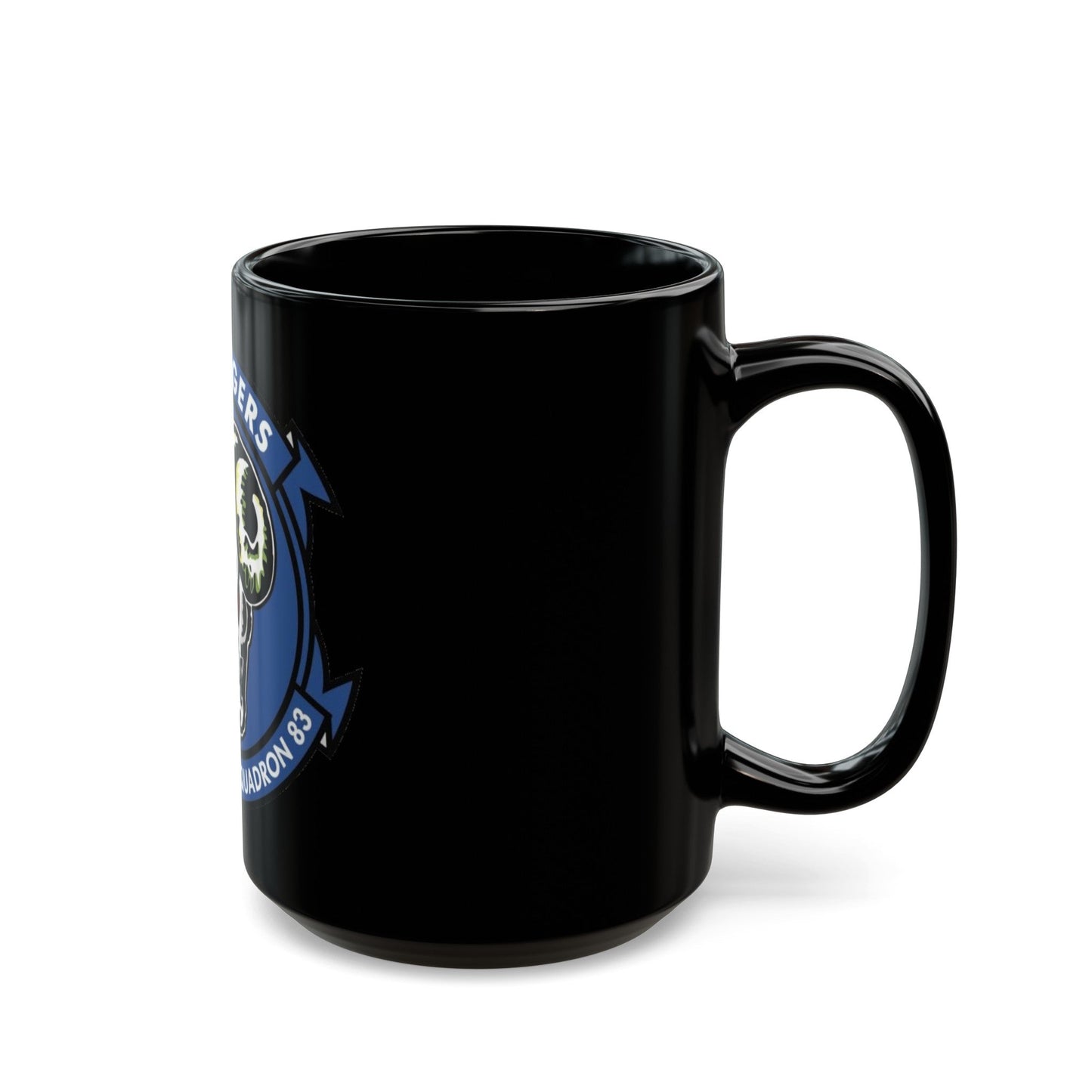 VFA 83 Strike Fighter Squadron 83 (U.S. Navy) Black Coffee Mug-The Sticker Space