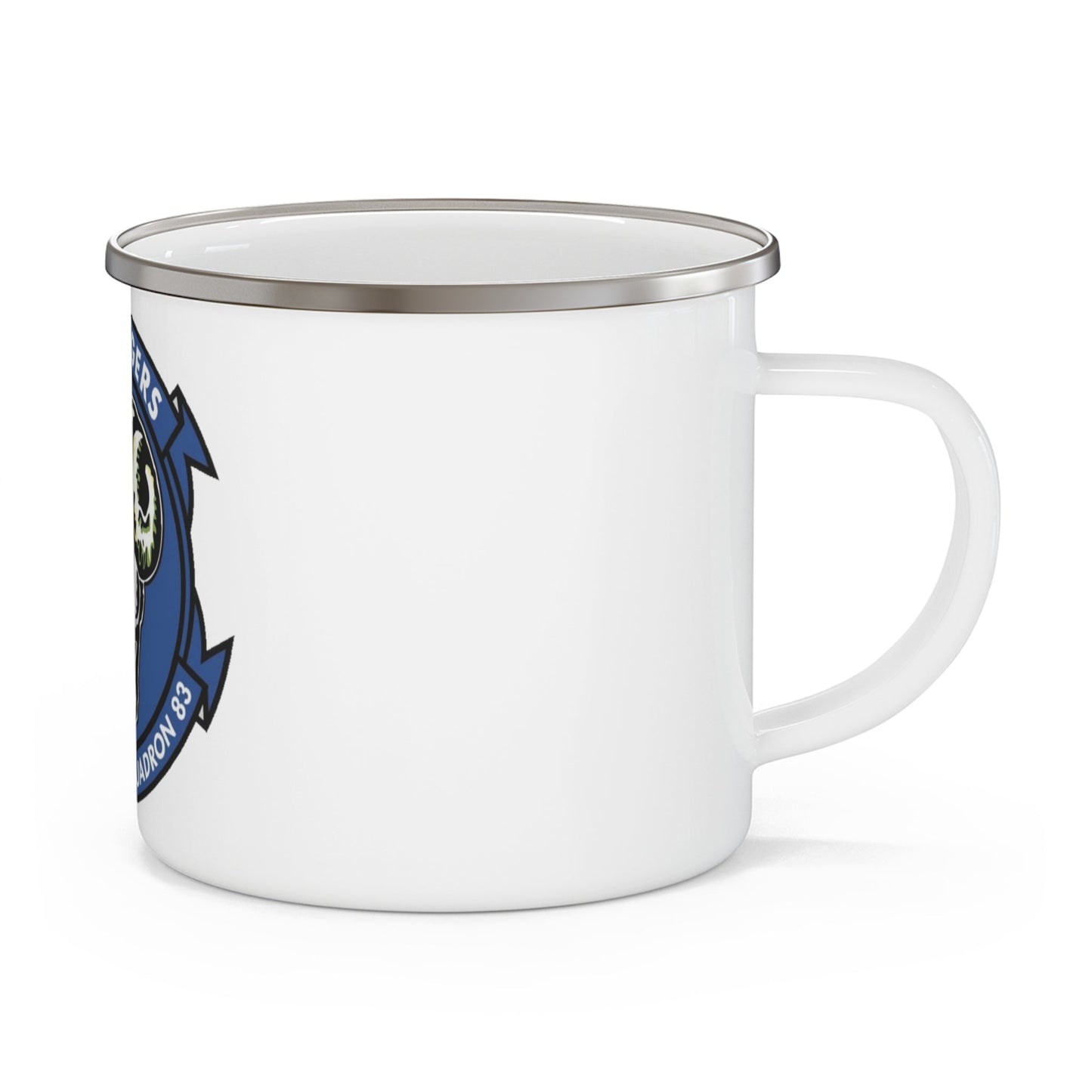 VFA 83 Strike Fighter Squadron 83 (U.S. Navy) Enamel Mug 12oz-12oz-The Sticker Space