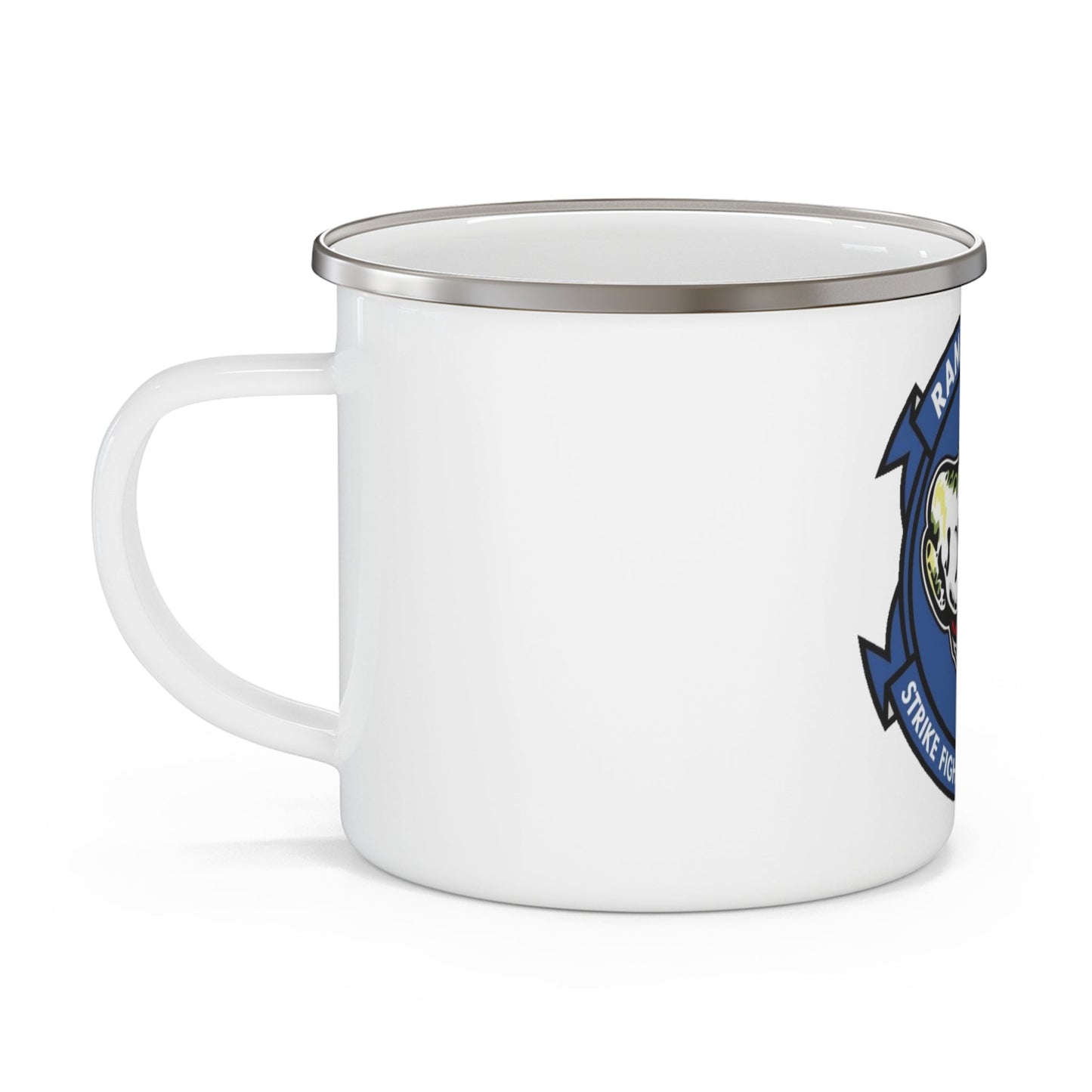 VFA 83 Strike Fighter Squadron 83 (U.S. Navy) Enamel Mug 12oz-12oz-The Sticker Space