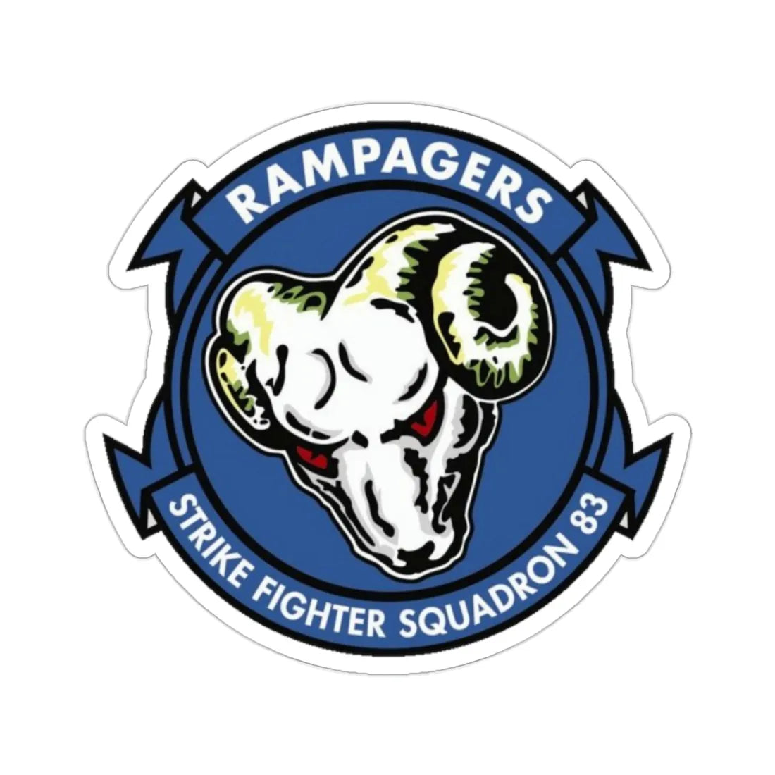 VFA 83 Strike Fighter Squadron 83 (U.S. Navy) STICKER Vinyl Die-Cut Decal 2 Inch - The Sticker Space