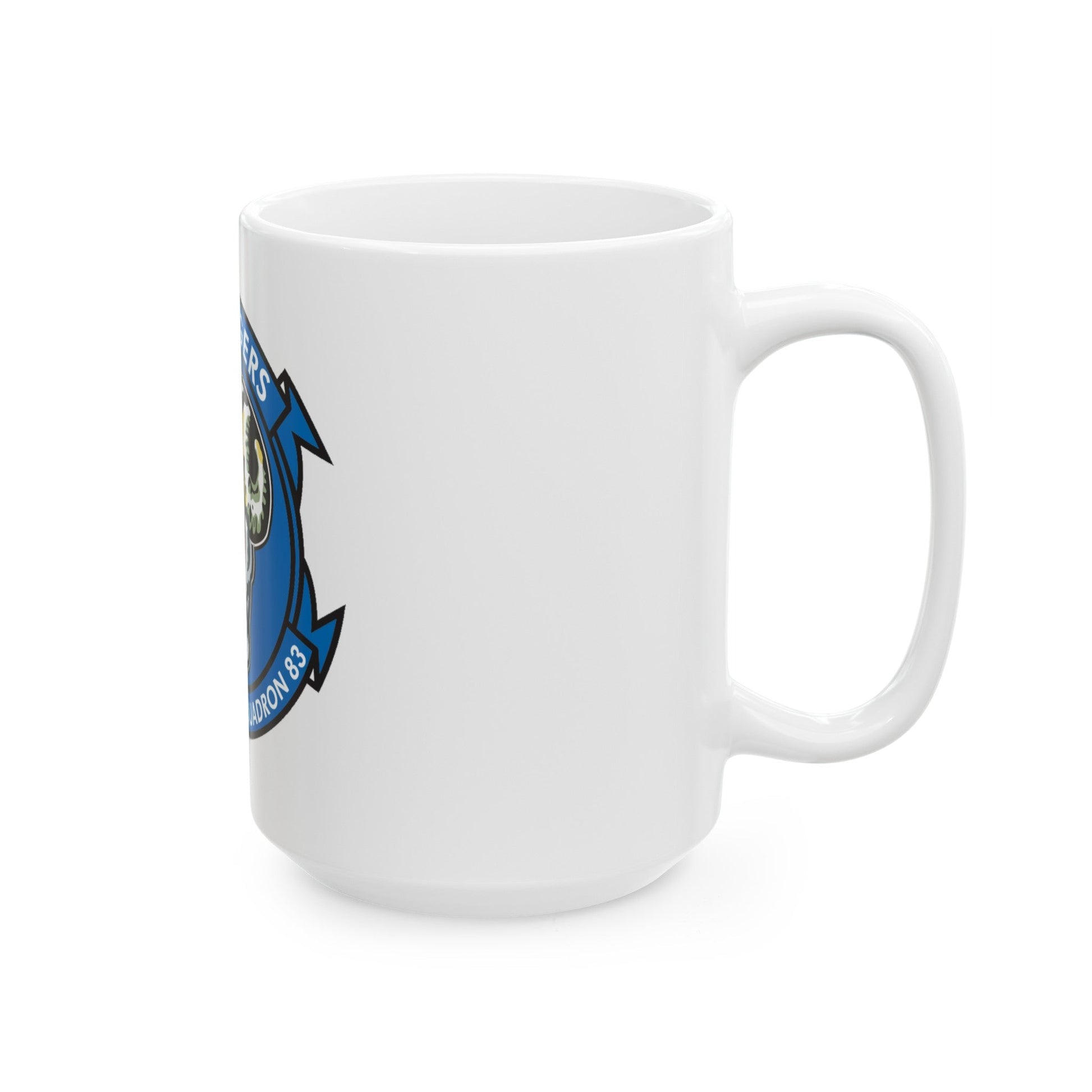 VFA 83 Strike Fighters Sq 83 (U.S. Navy) White Coffee Mug-The Sticker Space