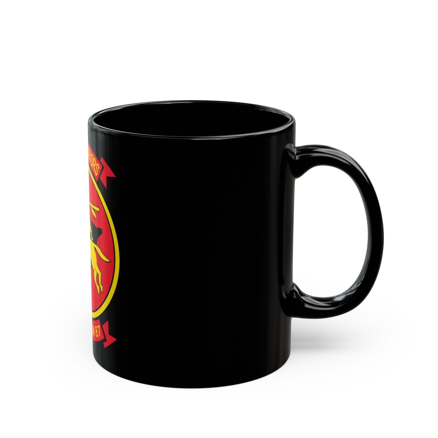 VFA 87 Golden Warriors (U.S. Navy) Black Coffee Mug-The Sticker Space