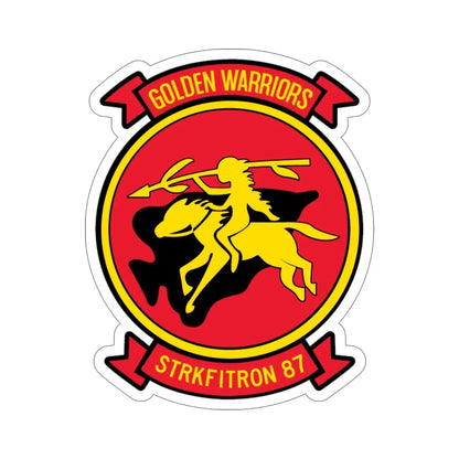 VFA 87 Golden Warriors (U.S. Navy) STICKER Vinyl Die-Cut Decal 6 Inch - The Sticker Space