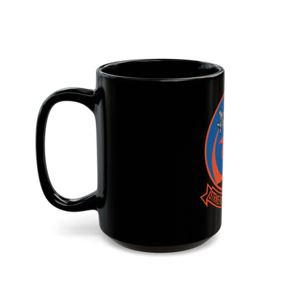 VFA 94 Mighty Shrikes (U.S. Navy) Black Coffee Mug-The Sticker Space