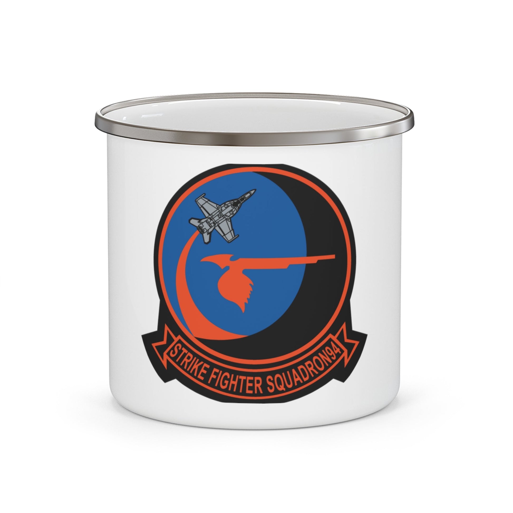 VFA 94 Mighty Shrikes (U.S. Navy) Enamel Mug 12oz-12oz-The Sticker Space