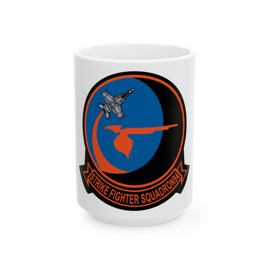VFA 94 Mighty Shrikes (U.S. Navy) White Coffee Mug-15oz-The Sticker Space
