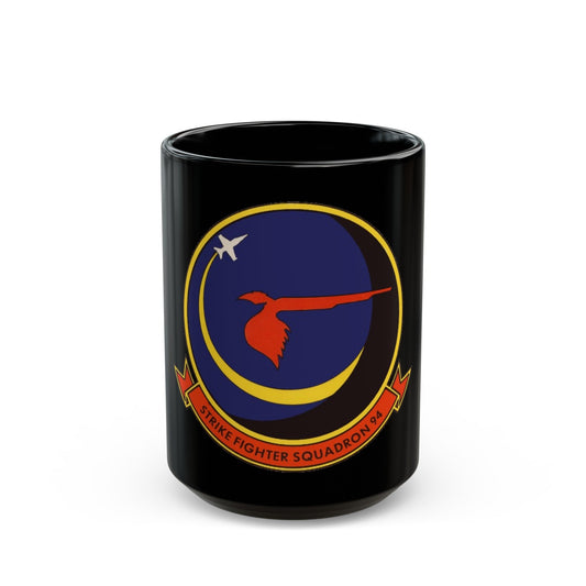 VFA 94 (U.S. Navy) Black Coffee Mug-15oz-The Sticker Space