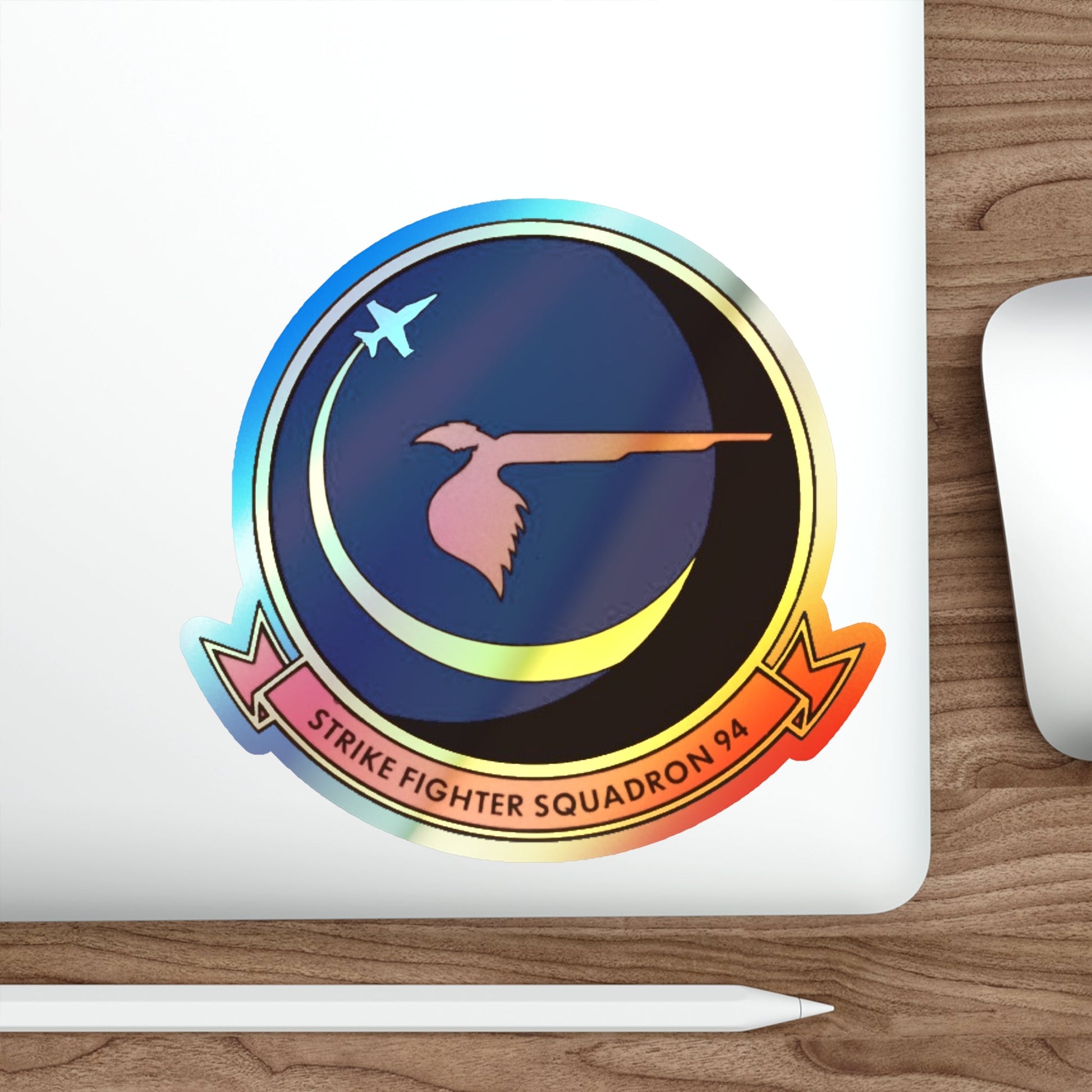 VFA 94 (U.S. Navy) Holographic STICKER Die-Cut Vinyl Decal-The Sticker Space