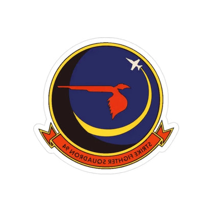 VFA 94 (U.S. Navy) REVERSE PRINT Transparent Die-Cut STICKER 2 Inch Die-Cut Transparent - The Sticker Space
