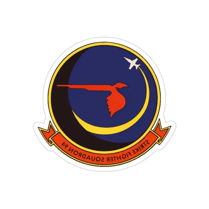 VFA 94 (U.S. Navy) REVERSE PRINT Transparent Die-Cut STICKER 6 Inch Die-Cut Transparent - The Sticker Space