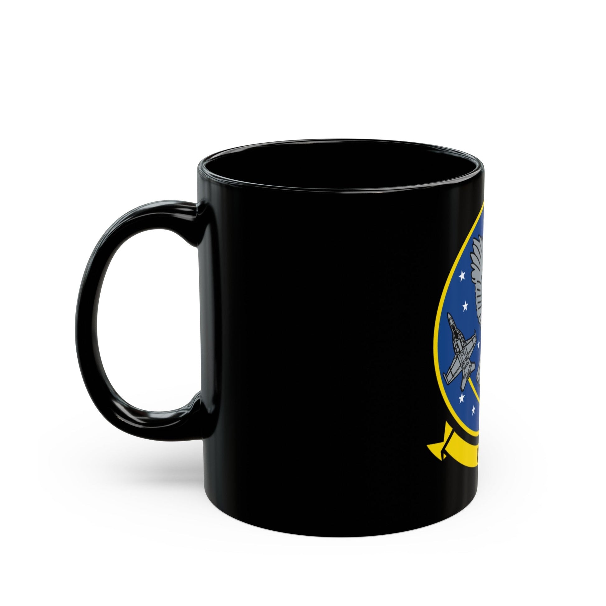 VFA 97 Warhawks (U.S. Navy) Black Coffee Mug-The Sticker Space