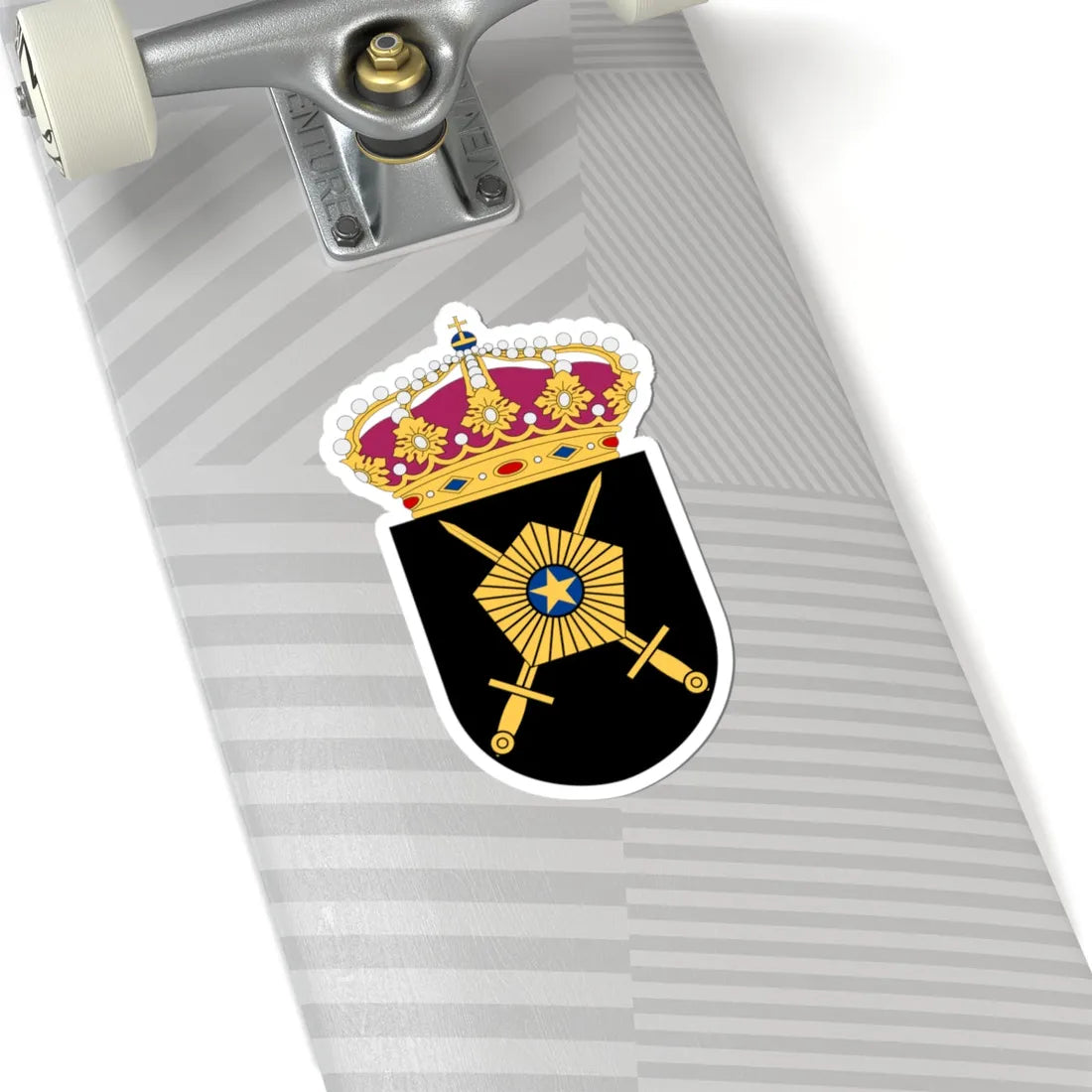 Väg- och vattenbyggnadskåren vapen (Sweden) (Coat of Arms) STICKER Vinyl Kiss-Cut Decal - The Sticker Space