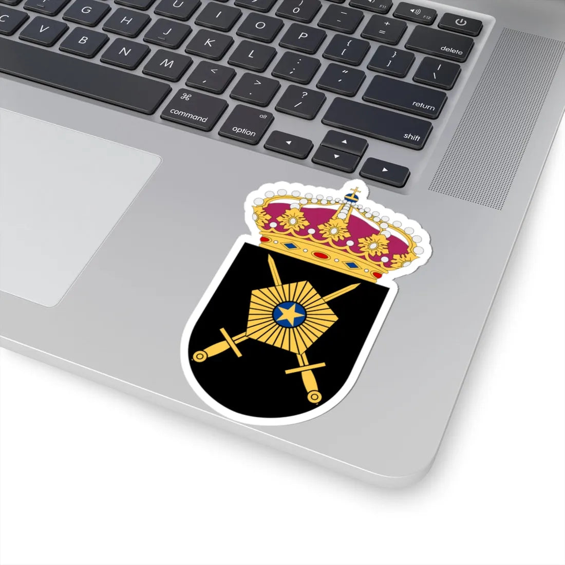 Väg- och vattenbyggnadskåren vapen (Sweden) (Coat of Arms) STICKER Vinyl Kiss-Cut Decal - The Sticker Space