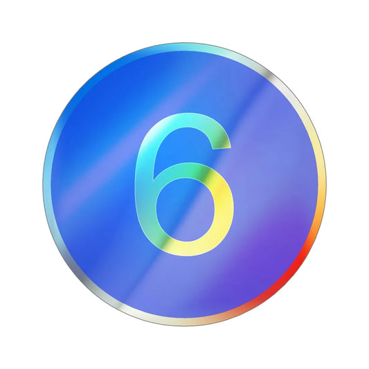 VI Corps (U.S. Army) Holographic STICKER Die-Cut Vinyl Decal 6 Inch Holographic - The Sticker Space