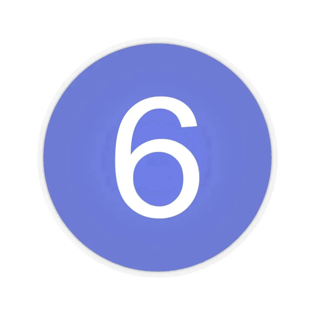 VI Corps (U.S. Army) STICKER Vinyl Kiss-Cut Decal 4 Inch Transparent - The Sticker Space