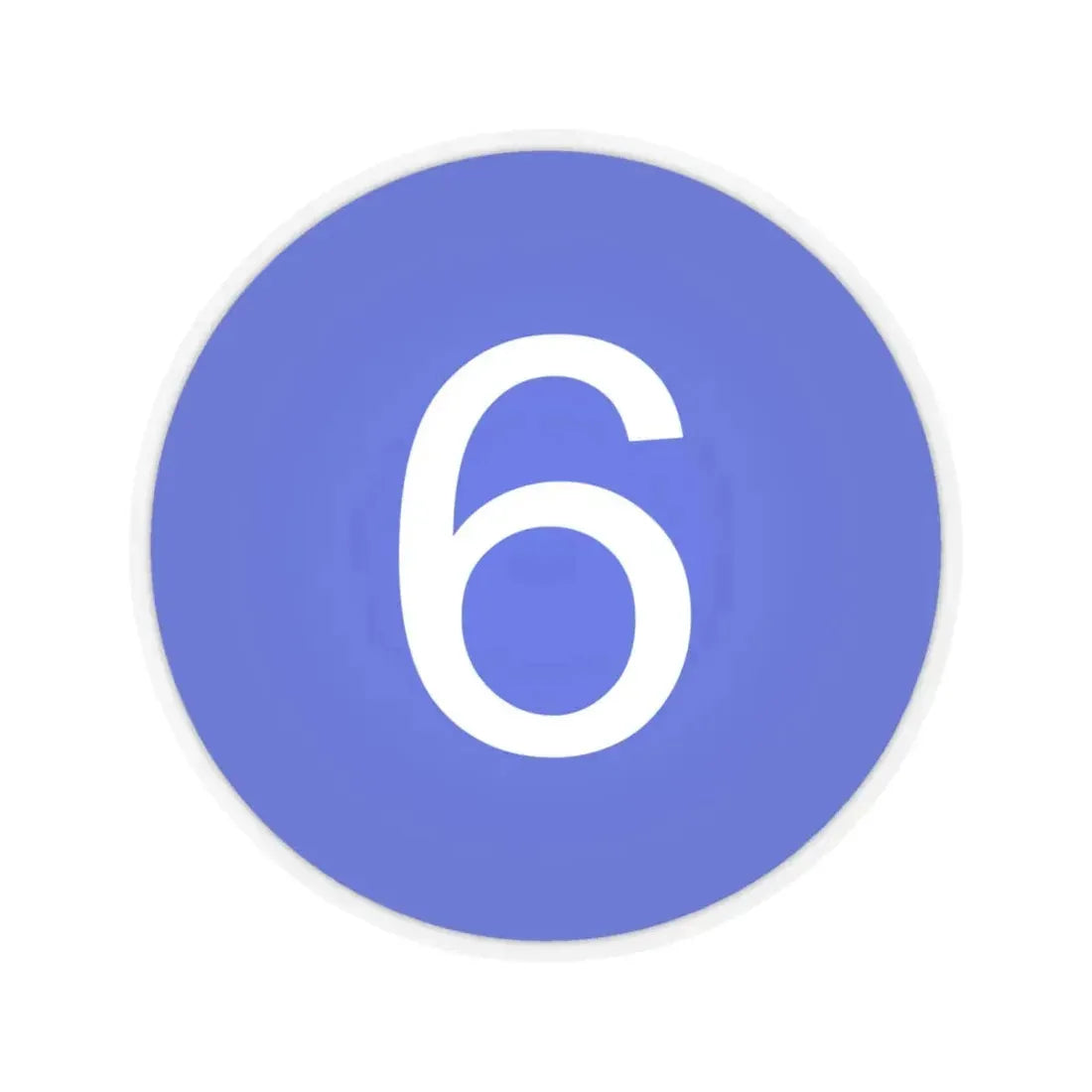 VI Corps (U.S. Army) STICKER Vinyl Kiss-Cut Decal 6 Inch Transparent - The Sticker Space