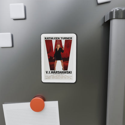 VI Warshawski 1991 Movie Poster Die-Cut Magnet-The Sticker Space