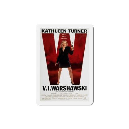VI Warshawski 1991 Movie Poster Refrigerator Magnet 3 Inch - The Sticker Space