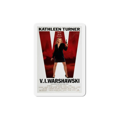 VI Warshawski 1991 Movie Poster Refrigerator Magnet 4 Inch - The Sticker Space