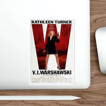VI Warshawski 1991 Movie Poster STICKER Vinyl Die-Cut Decal-The Sticker Space