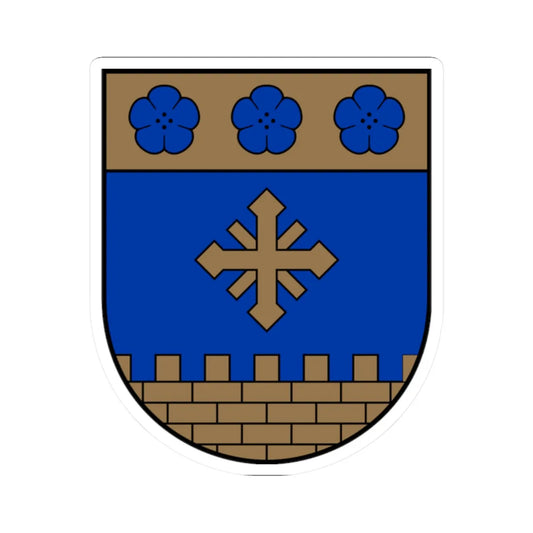 Viļakas novads COA (Latvia) (Coat of Arms) STICKER Vinyl Kiss-Cut Decal 2 Inch White - The Sticker Space