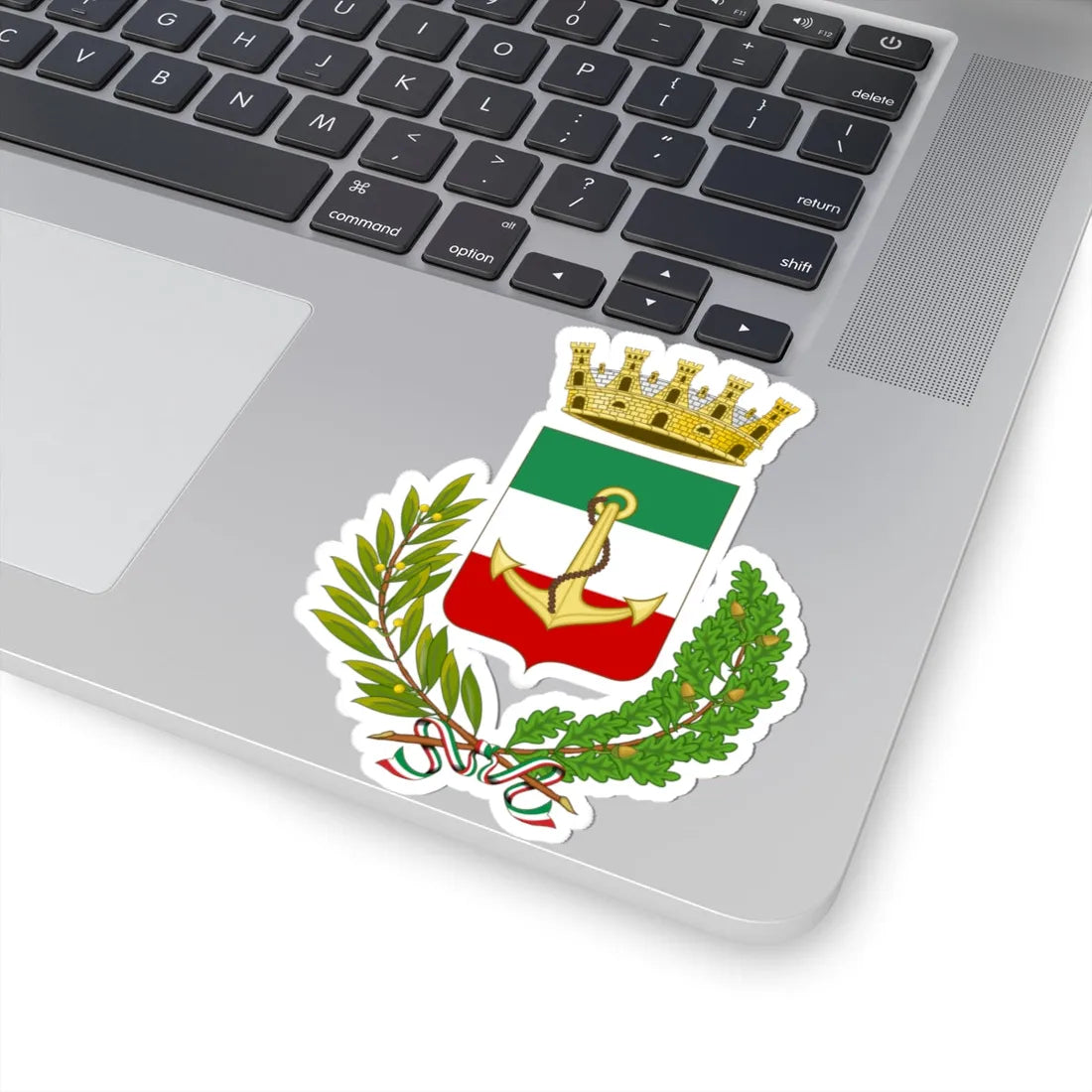 Viareggio-Stemma (Italy) (Coat of Arms) STICKER Vinyl Kiss-Cut Decal - The Sticker Space