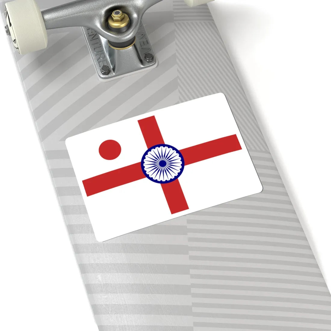 Vice Admiral of the Indian Navy rank flag (India) STICKER Vinyl Kiss-Cut Decal - The Sticker Space