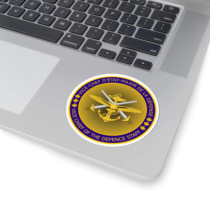 Vice Chief of the Defence Staff logo (Canada) (Coat of Arms) STICKER Vinyl Kiss-Cut Decal - The Sticker Space