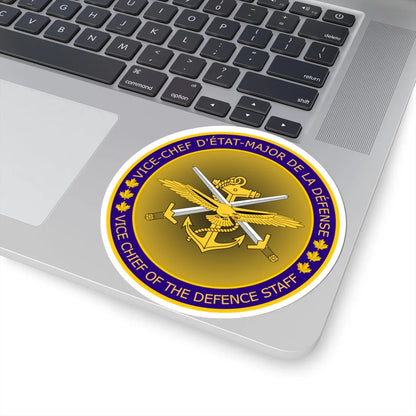 Vice Chief of the Defence Staff logo (Canada) (Coat of Arms) STICKER Vinyl Kiss-Cut Decal - The Sticker Space