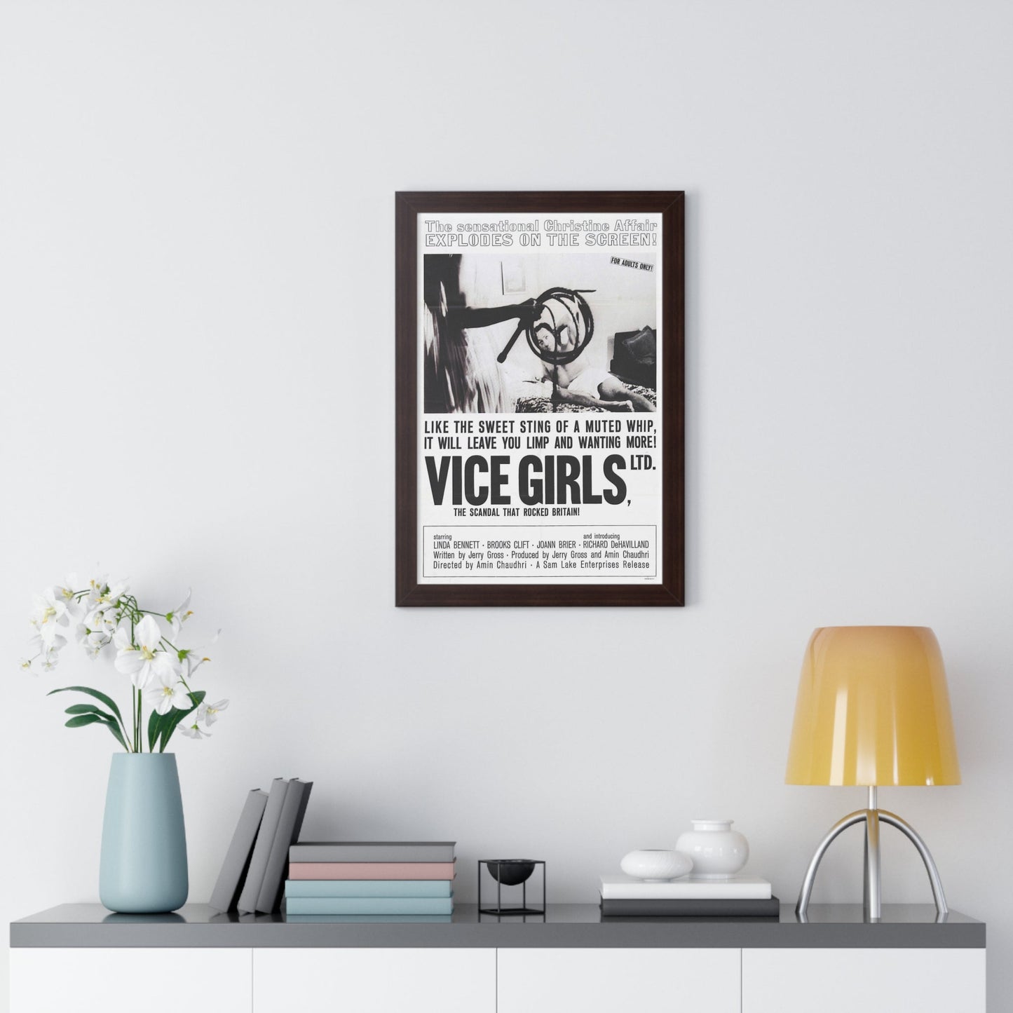 VICE GIRLS LTD 1964 - Framed Movie Poster-The Sticker Space